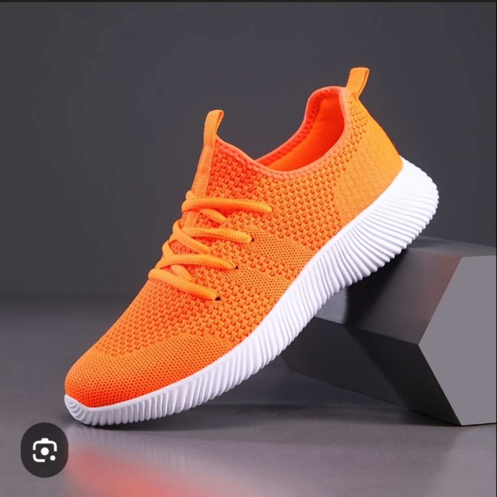 Brand New Without A Tag Orange Athletic Running Shoes